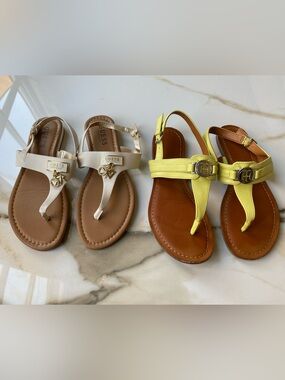 Bundle: Tommy Hilfiger x GUESS Los Angeles Sandals (Size 6.5M)